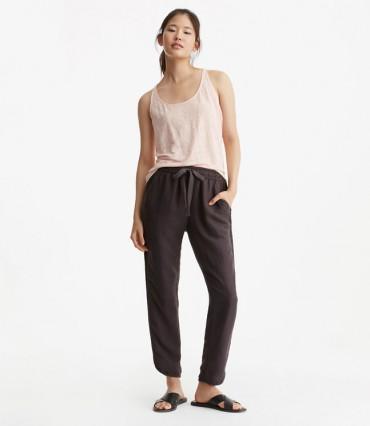 Lou & Grey Brushed Linen Drawstring Pants